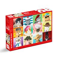 Puzzle Cats with Hats 